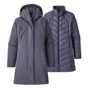 NWOT Patagonia 700 Fill Down Inner Coat from Tres 3-in-1 Parka-Smolder Blue